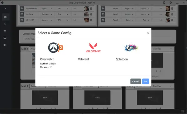 Custom esports graphics and overlay configuration