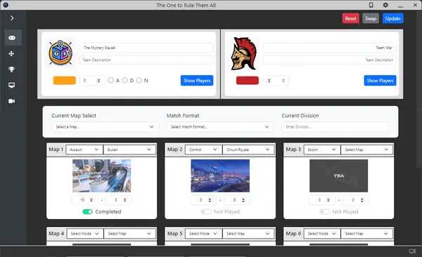 Free esports scoreboard software with customizable overlays